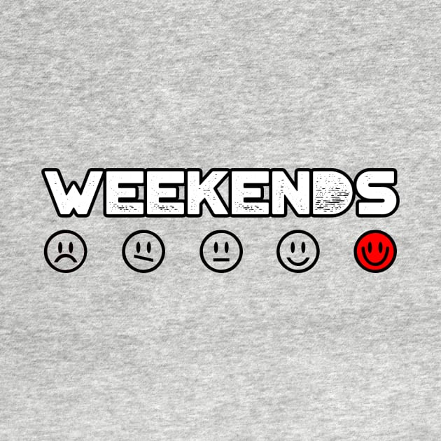 WEEKENDS SMILEY EMOJI ICONS by 3nityONE